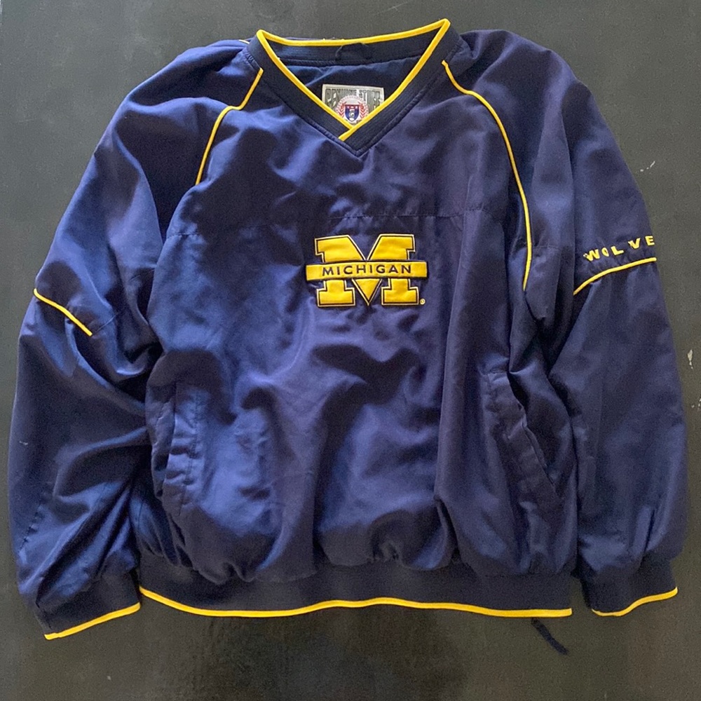 University of Michigan Vintage Pullover Jacket